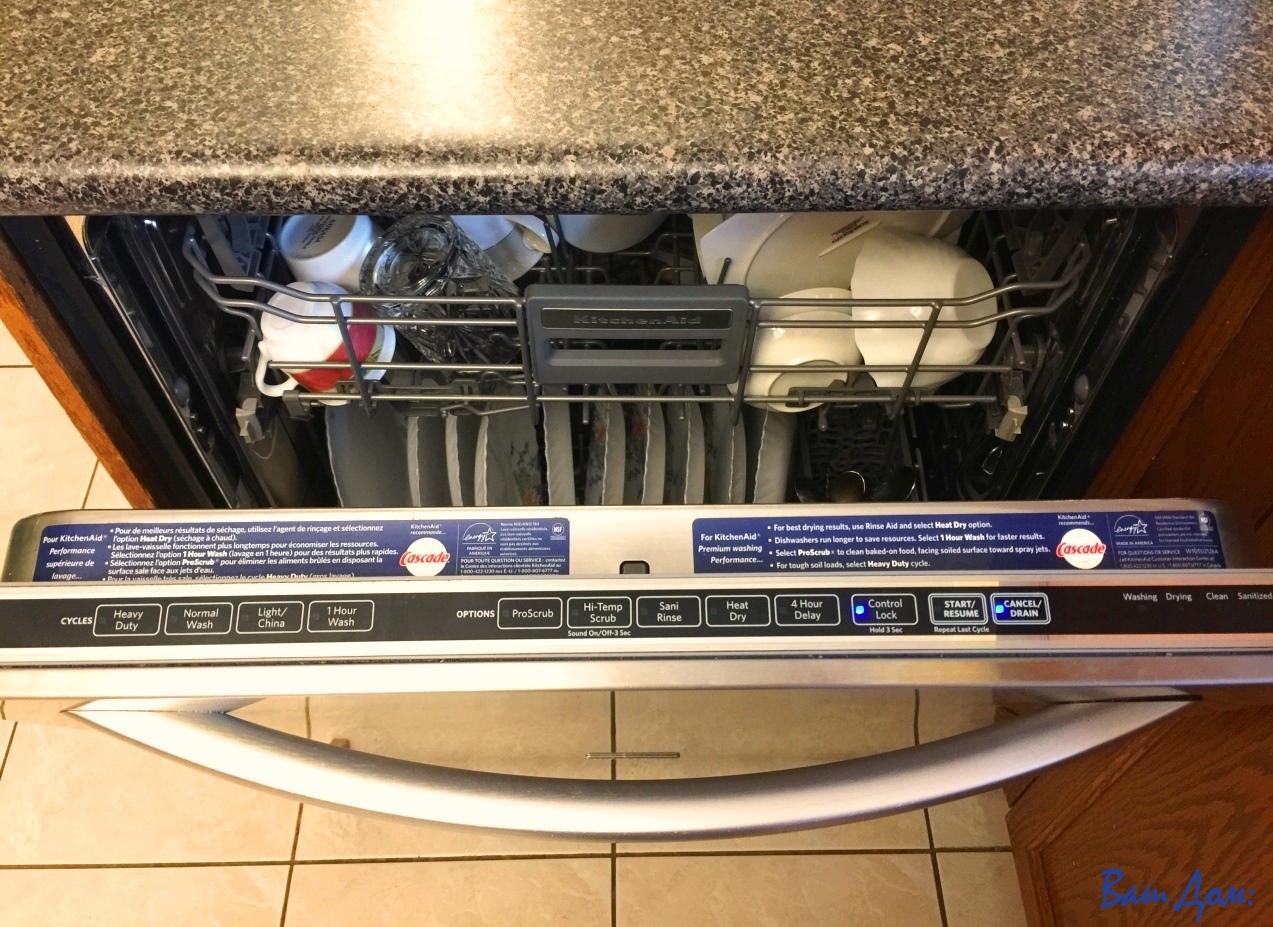 правильная сушка в посудомоечной машине
